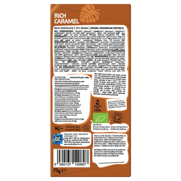 Seed and Bean - 37% Milk Rich Caramel